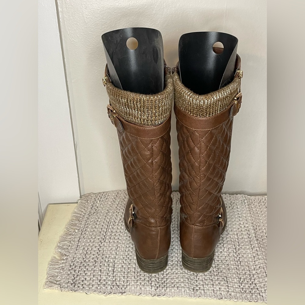 Womens Tall Brown Boots, 7.5 - Picture 5 of 8